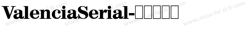 ValenciaSerial字体转换