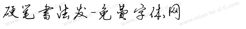 硬笔书法发字体转换