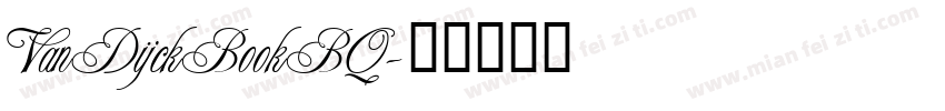 VanDijckBookBQ字体转换