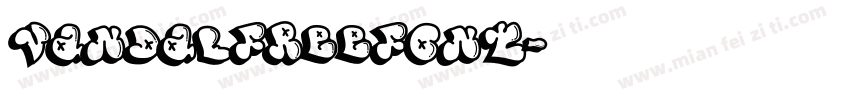 VANDALFreeFont字体转换