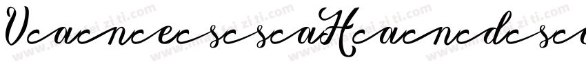 VanessaHandscriptReg字体转换