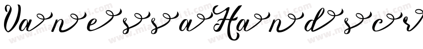 VanessaHandscriptReg字体转换