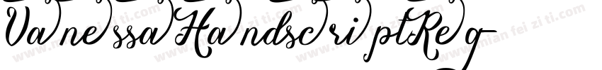 VanessaHandscriptReg字体转换