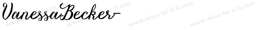 VanessaBecker字体转换