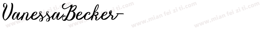 VanessaBecker字体转换