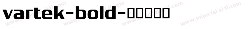 vartek-bold字体转换