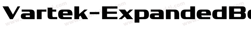 Vartek-ExpandedBold字体转换