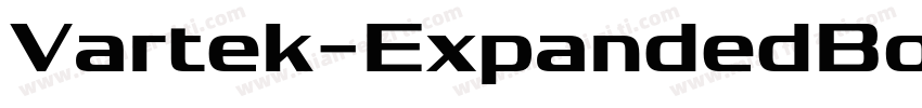 Vartek-ExpandedBold字体转换
