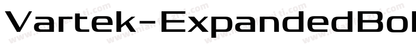 Vartek-ExpandedBold字体转换
