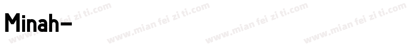 Minah字体转换