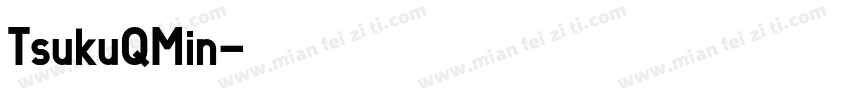 TsukuQMin字体转换