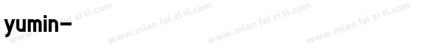 yumin字体转换