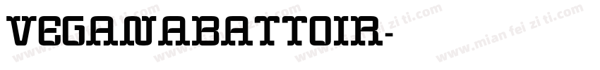 VeganAbattoir字体转换