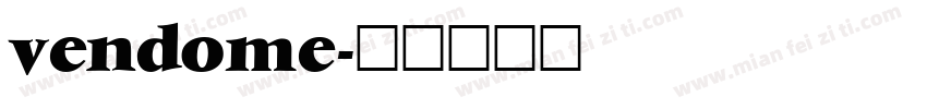 vendome字体转换
