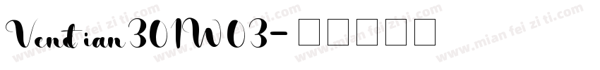 Venetian301W03字体转换