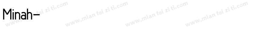 Minah字体转换