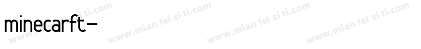 minecarft字体转换