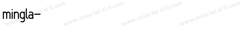 mingla字体转换