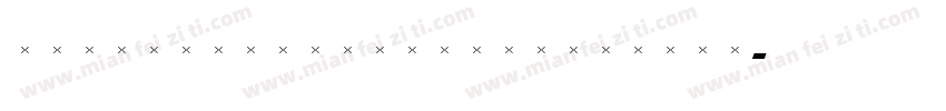 VeroneseMediumCondensed字体转换