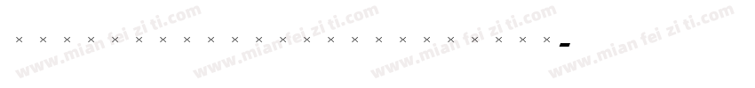 VeroneseMediumCondensed字体转换