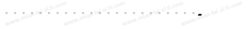 VeroneseMediumCondensed字体转换