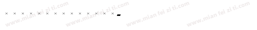 VeroneseMedium字体转换