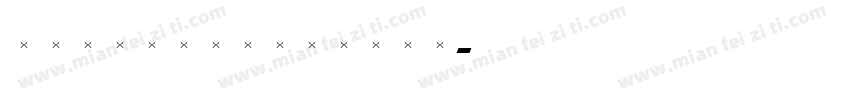 VeroneseMedium字体转换