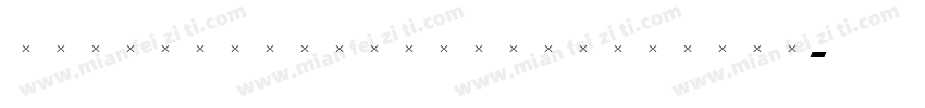 VeroneseMediumCondensed字体转换