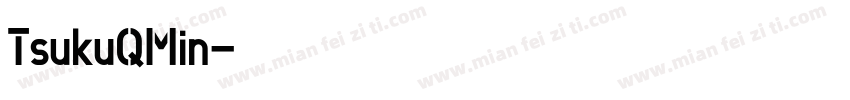 TsukuQMin字体转换