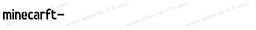 minecarft字体转换