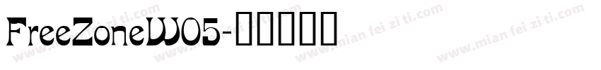 FreeZoneW05字体转换