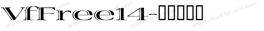 VfFree14字体转换
