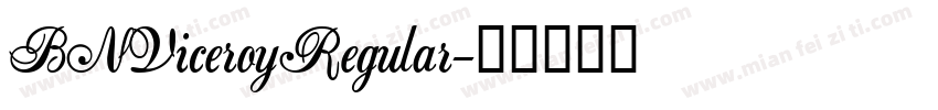 BNViceroyRegular字体转换