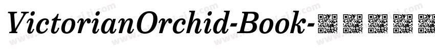 VictorianOrchid-Book字体转换
