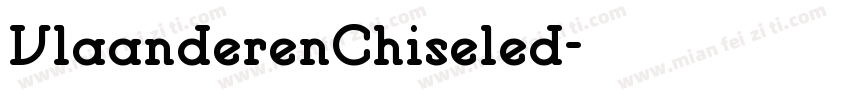 VlaanderenChiseled字体转换