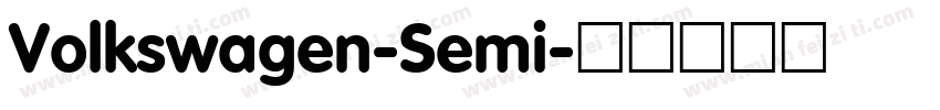Volkswagen-Semi字体转换