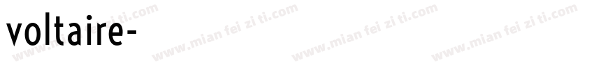 voltaire字体转换