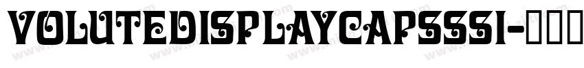 VoluteDisplayCapsSSi字体转换
