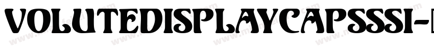 VoluteDisplayCapsSSi字体转换