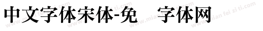 中文字体宋体字体转换