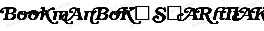 BookmanBoldSwashItalic字体转换