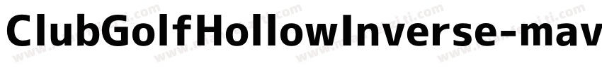 ClubGolfHollowInverse-mav2字体转换