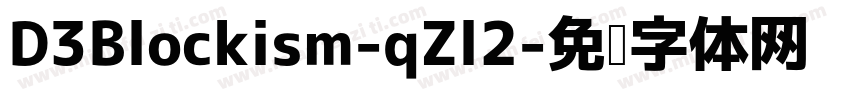 D3Blockism-qZl2字体转换