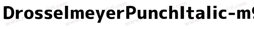 DrosselmeyerPunchItalic-m9M2字体转换