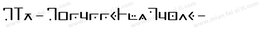GLT-GonunneHwSquare字体转换