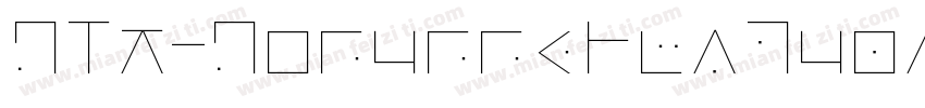 GLT-GonunneHwSquare字体转换
