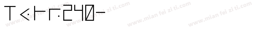 LEHN240字体转换