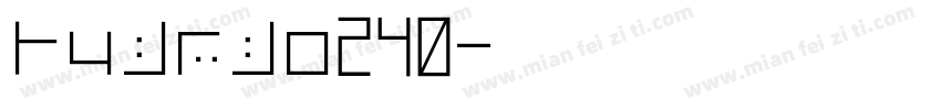 hujmjo240字体转换