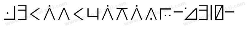D3Circuitism-x310字体转换