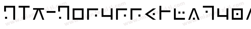GLT-GonunneHwSquare字体转换